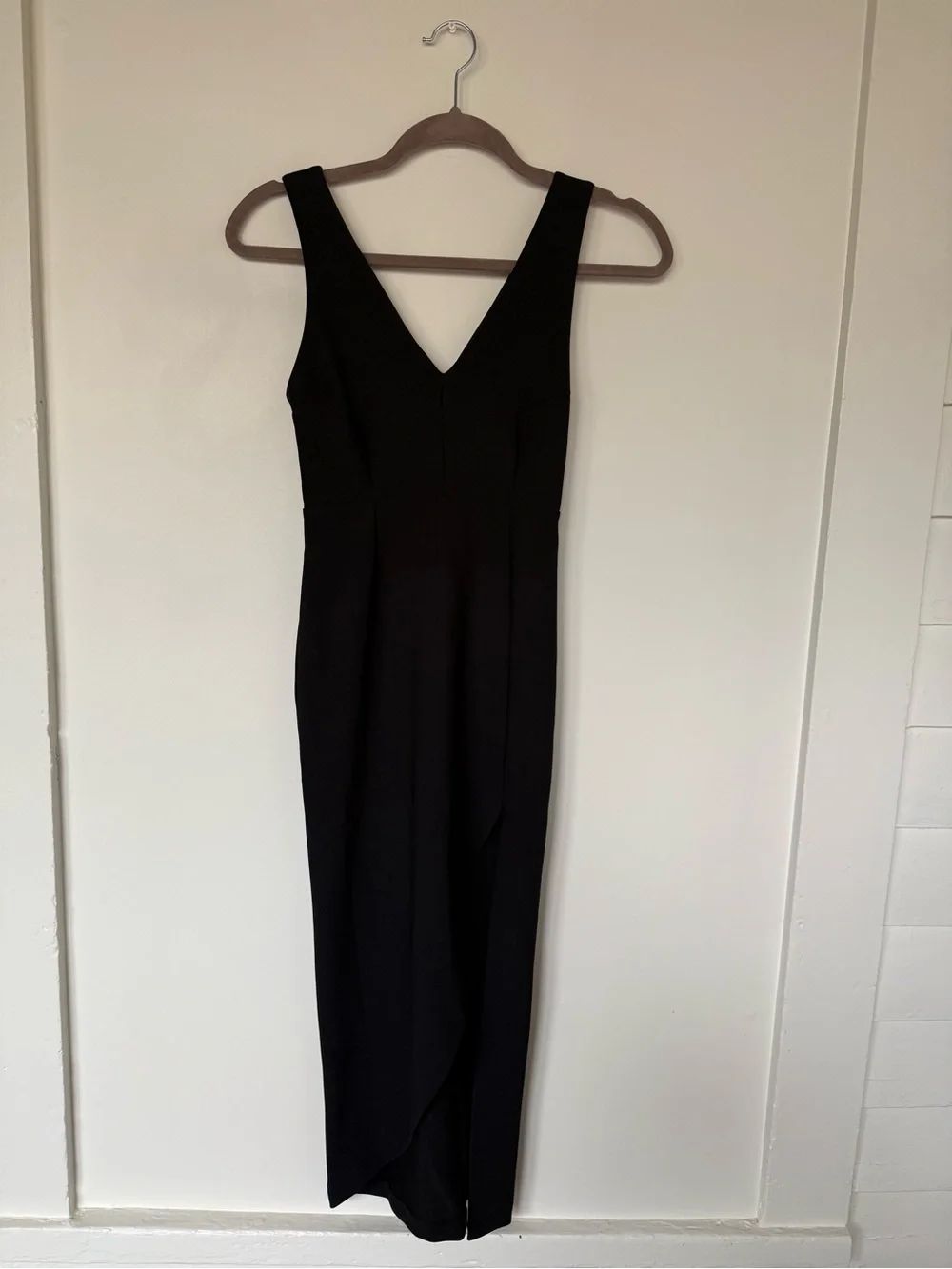 Abercrombie & Fitch Black V-Neck Maxi Dress